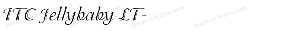 ITC Jellybaby LT字体转换